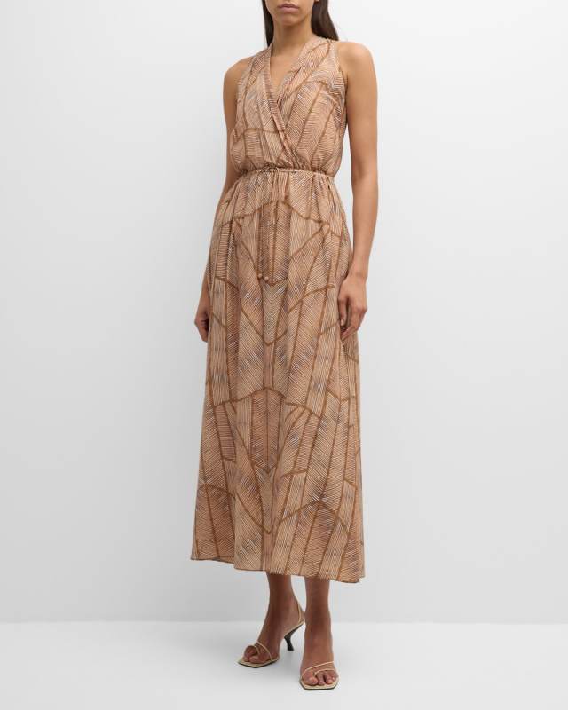 Darby Sleeveless Striped Maxi Dress
