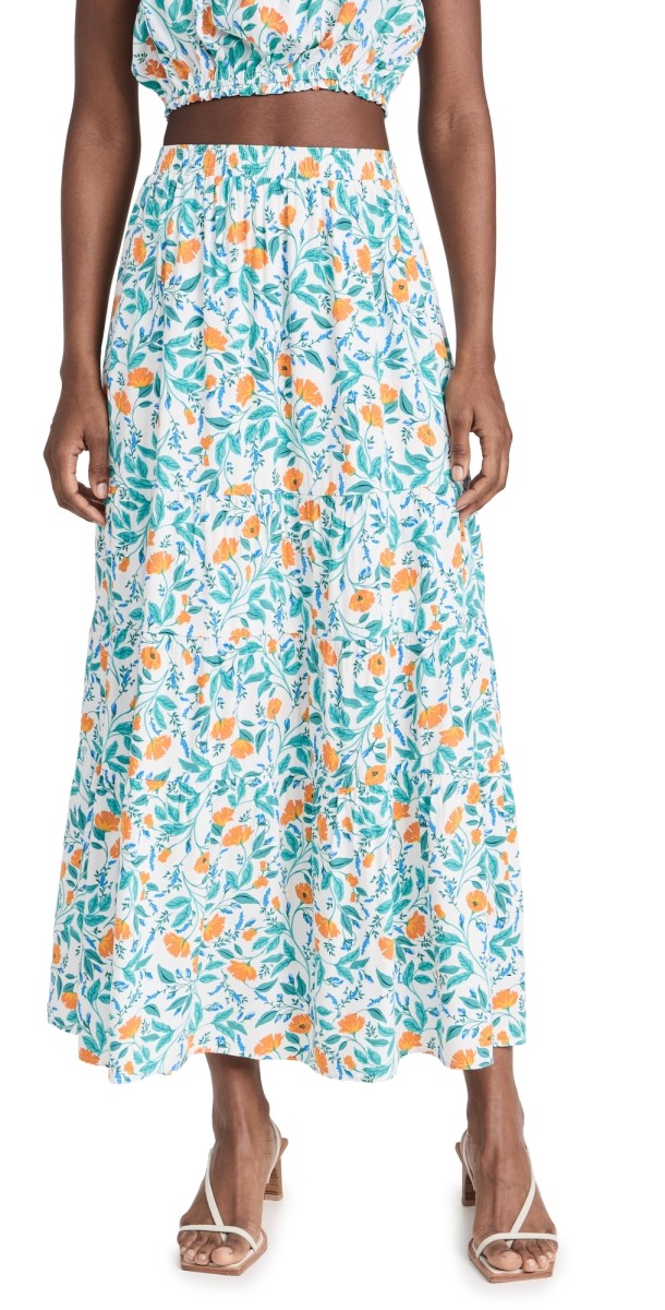 MINKPINK Bonnie Maxi Skirt Garden Vine