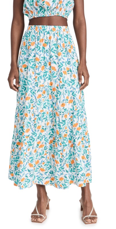 MINKPINK Bonnie Maxi Skirt Garden Vine