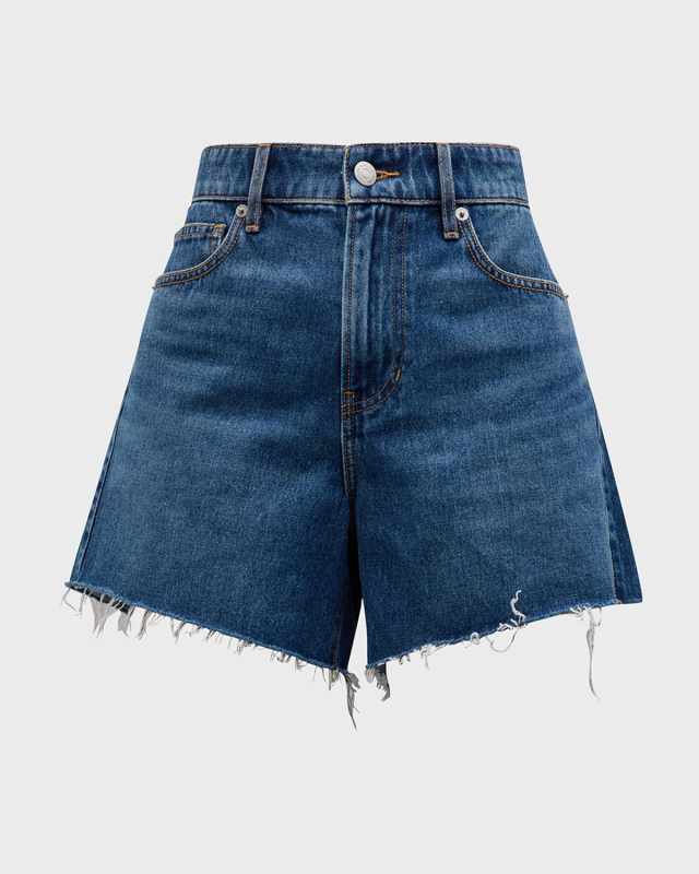 Ellis Mid-Rise Denim Shorts