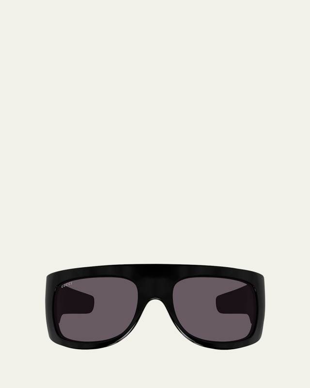 Monochrome Acetate Wrap Sunglasses