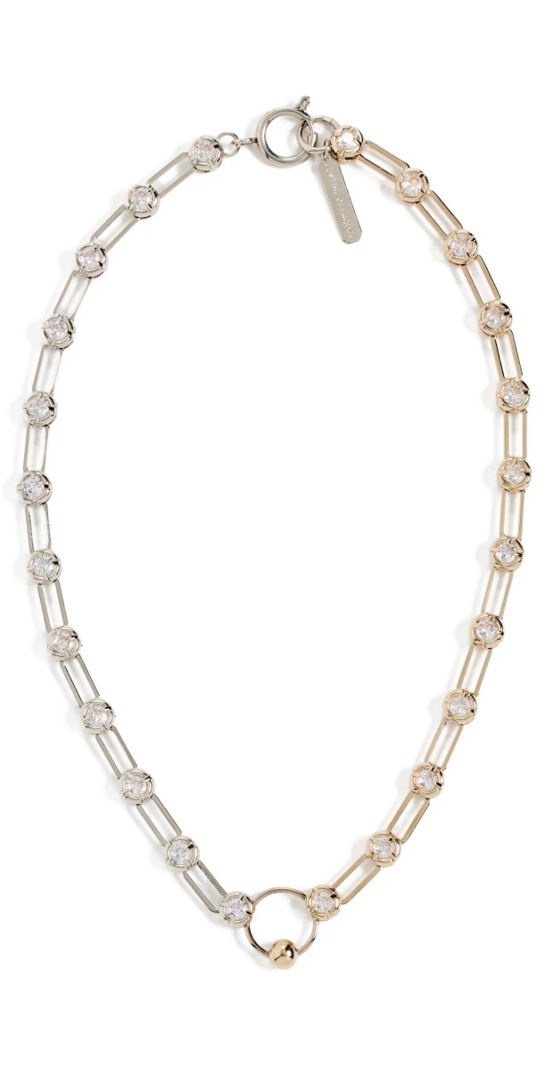 Justine Clenquet Alva Necklace Gold/Palladium