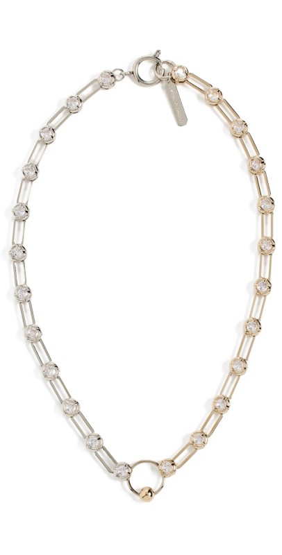 Justine Clenquet Alva Necklace Gold/Palladium