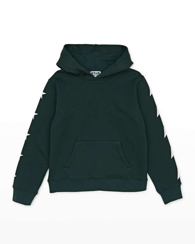 Boy's Star-Printed Hoodie, Size 4-10