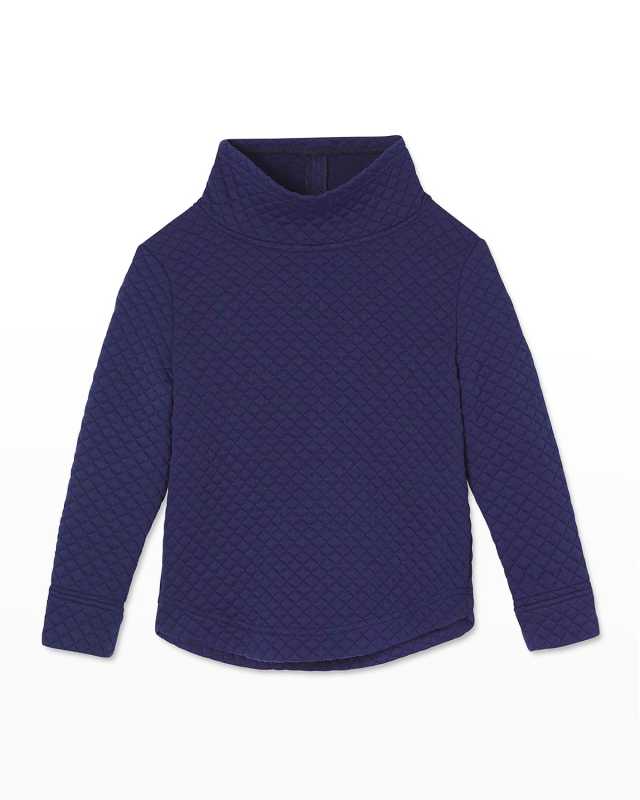 Girl's Wren Quilted Pullover, Size 5-14