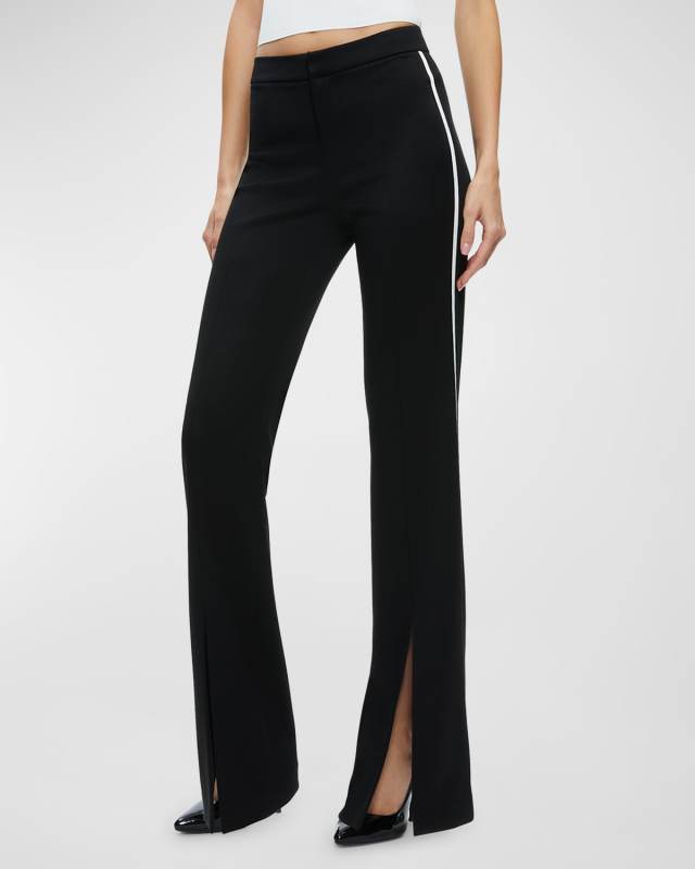 Princess Low-Rise Slit Flare Pants