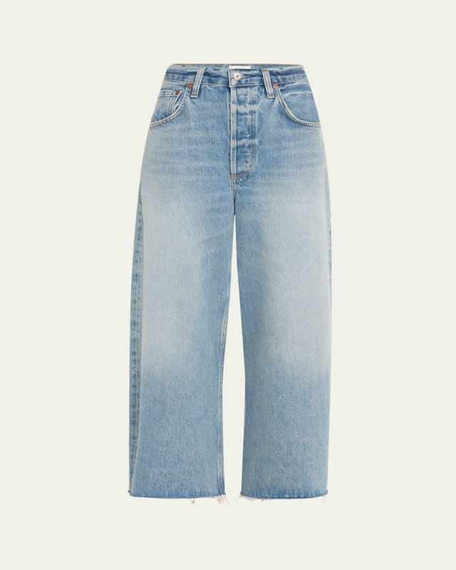 Ayla Raw Hem Crop Jeans