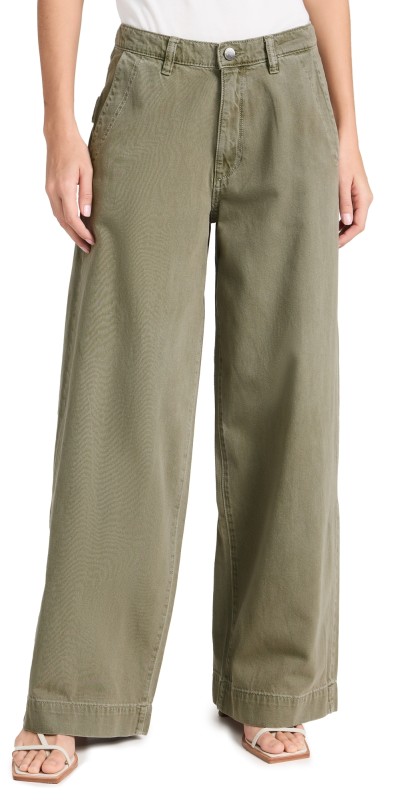 DL1961 Zoie Relaxed Vintage Trousers Alpine Green (Vintage)