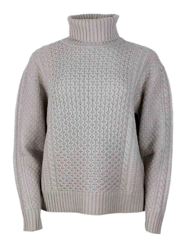 Fabiana Filippi Pull Col Rond - Gris