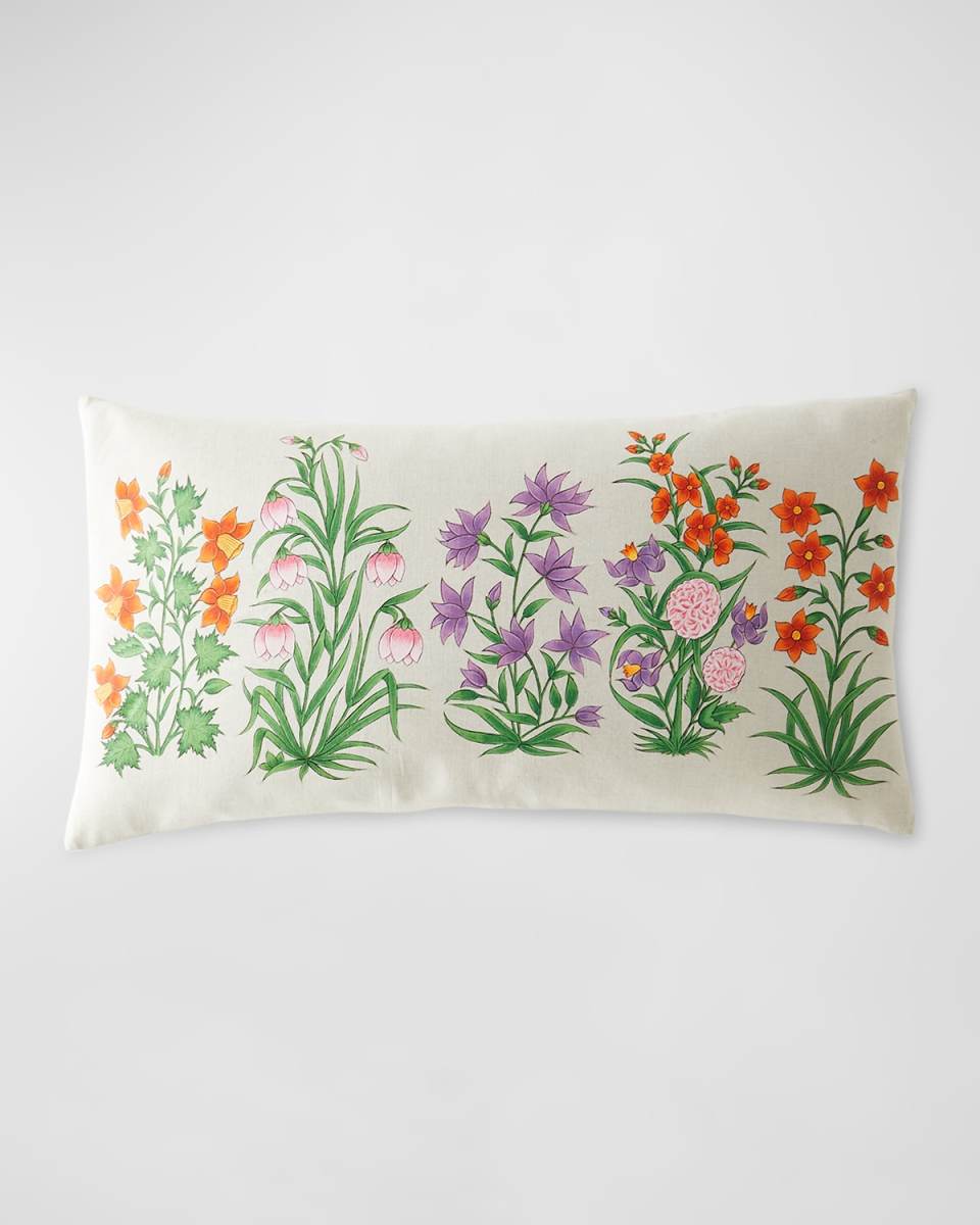 Garden Party Bolster Pillow, 17" x 32"