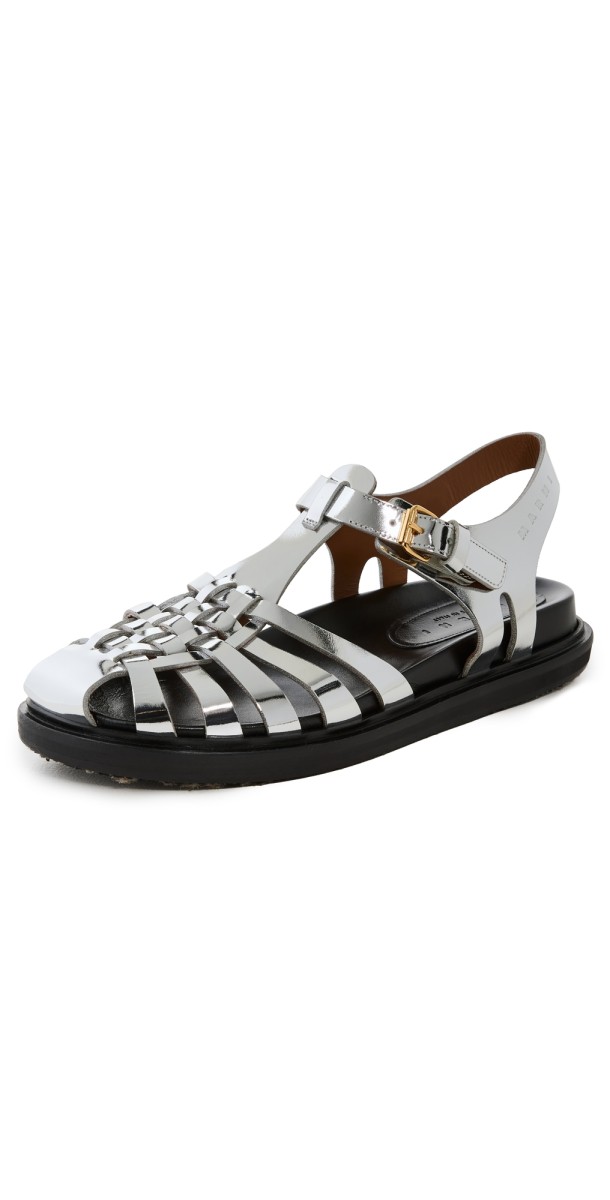 Marni Sandals Silver
