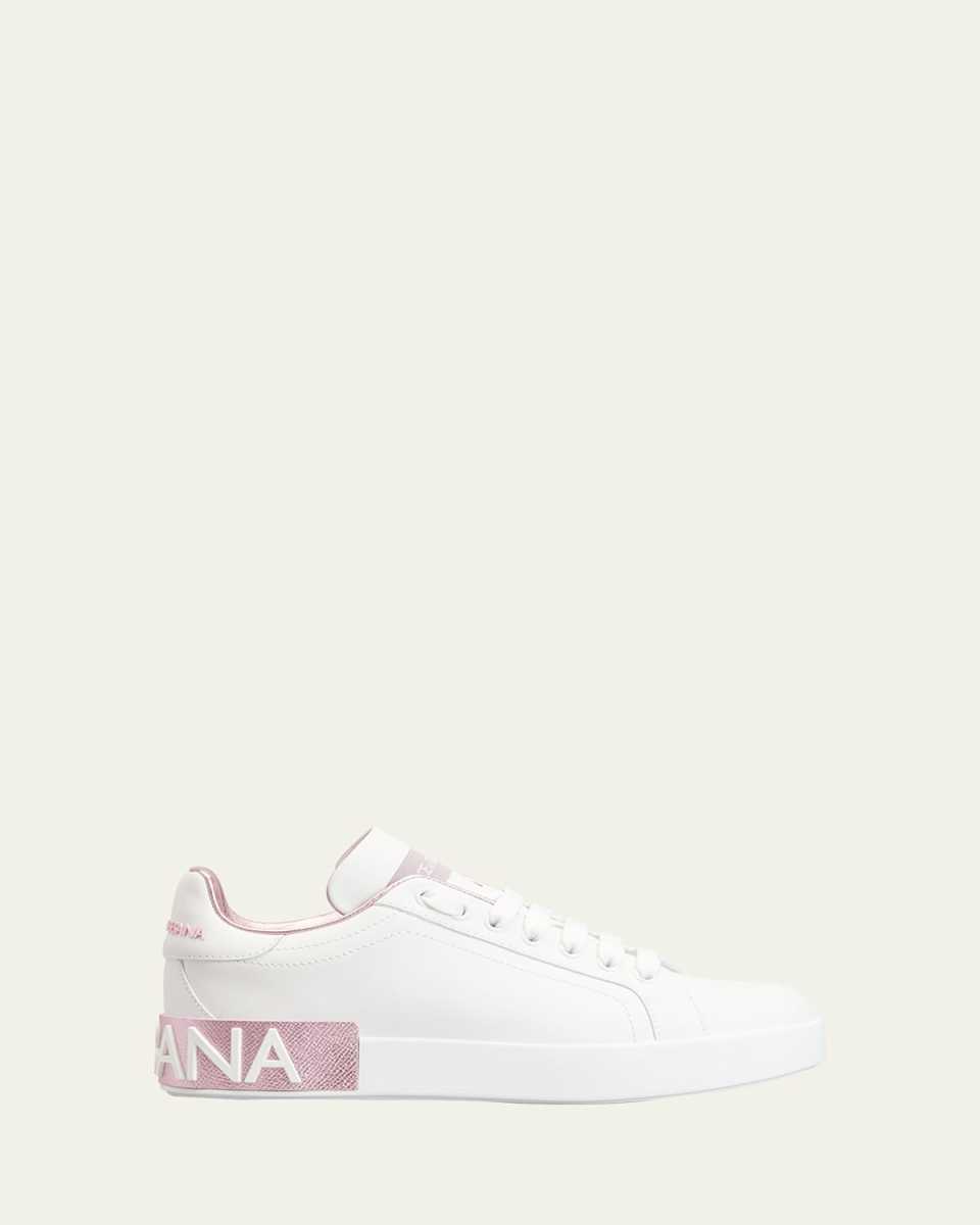 Portofino Bicolor Logo Low-Top Sneakers
