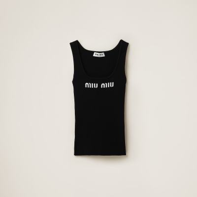 MIU MIU Viscose tank top