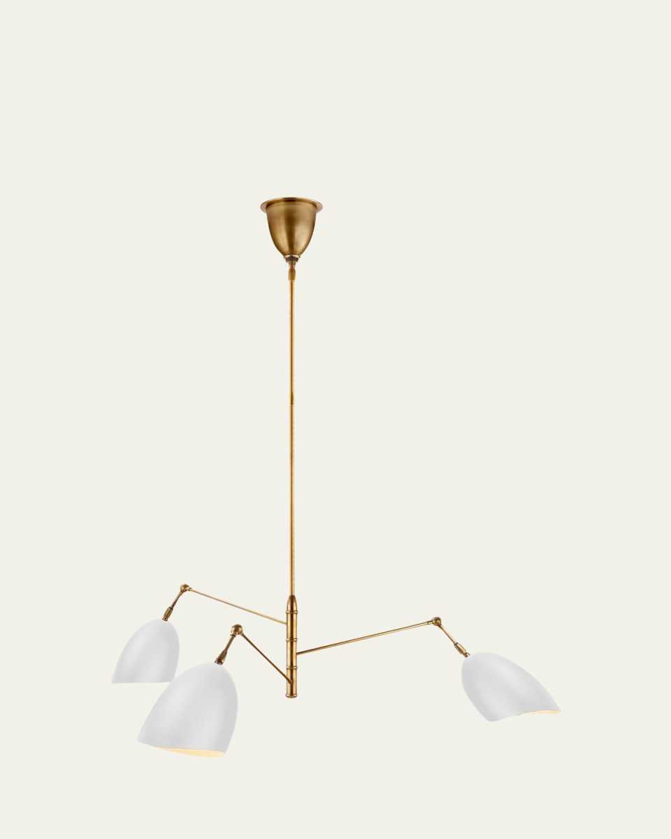 Sommerard Medium Triple Arm Chandelier By AERIN