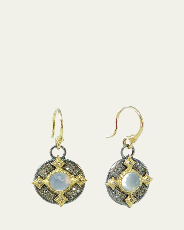 Old World Chalcedony Drop Earrings