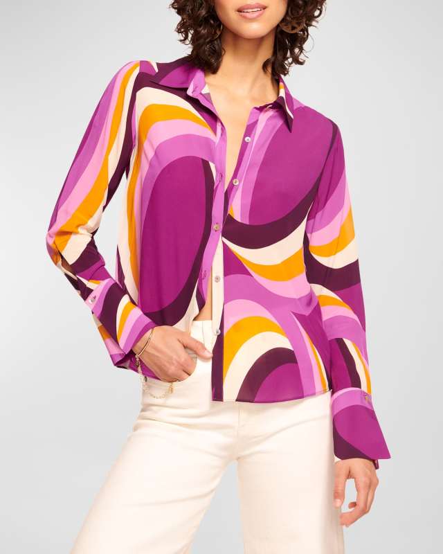 Louella Button-Front Shirt