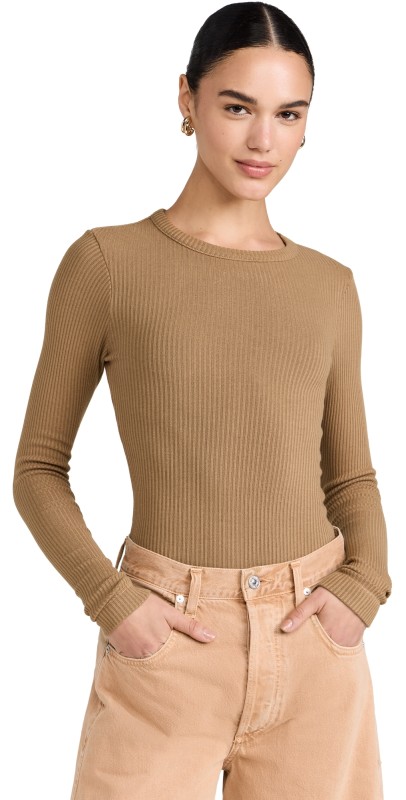 Citizens of Humanity Bina Crewneck Caramel