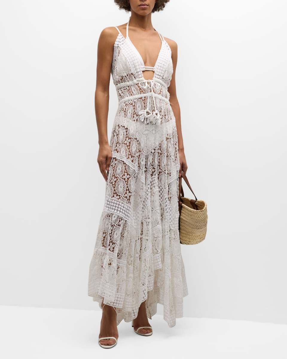 Austyn Printed Lace Dress