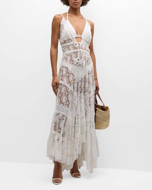 Austyn Printed Lace Dress