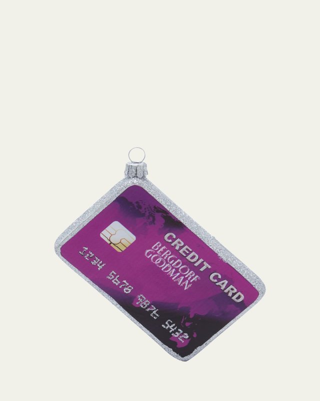 BG Credit Card Christmas Ornament