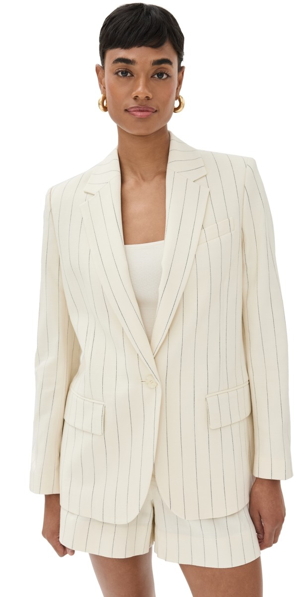 A. L.C. Mavis II Jacket Cream/Black Stripe