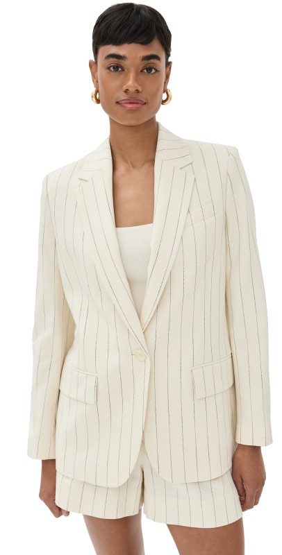 A. L.C. Mavis II Jacket Cream/Black Stripe