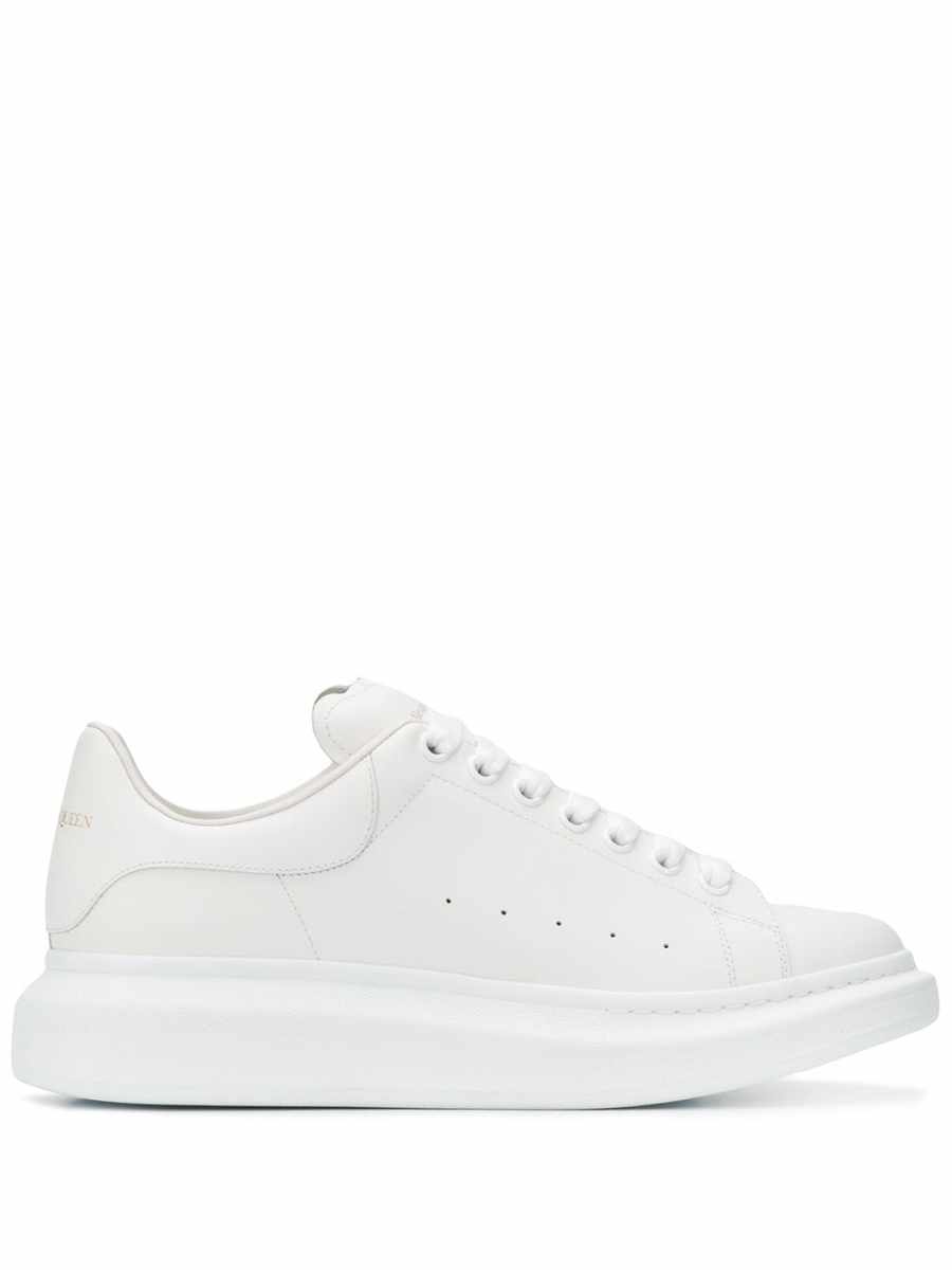 Oversized leather sneakers