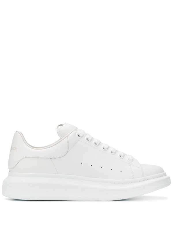 Oversized leather sneakers