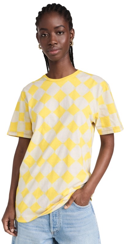 Studio 189 Hand-Batik Cotton T-Shirt Yellow