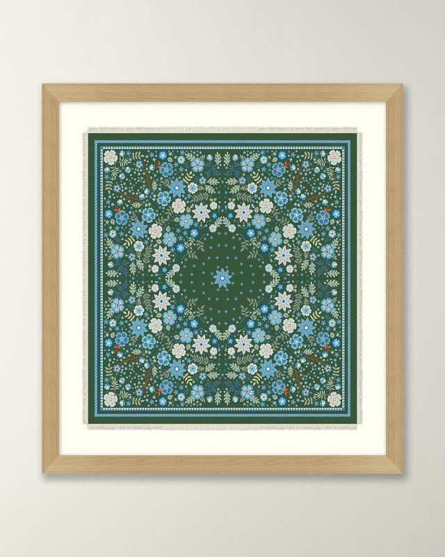 "Bandana Collection 4" Framed Giclee