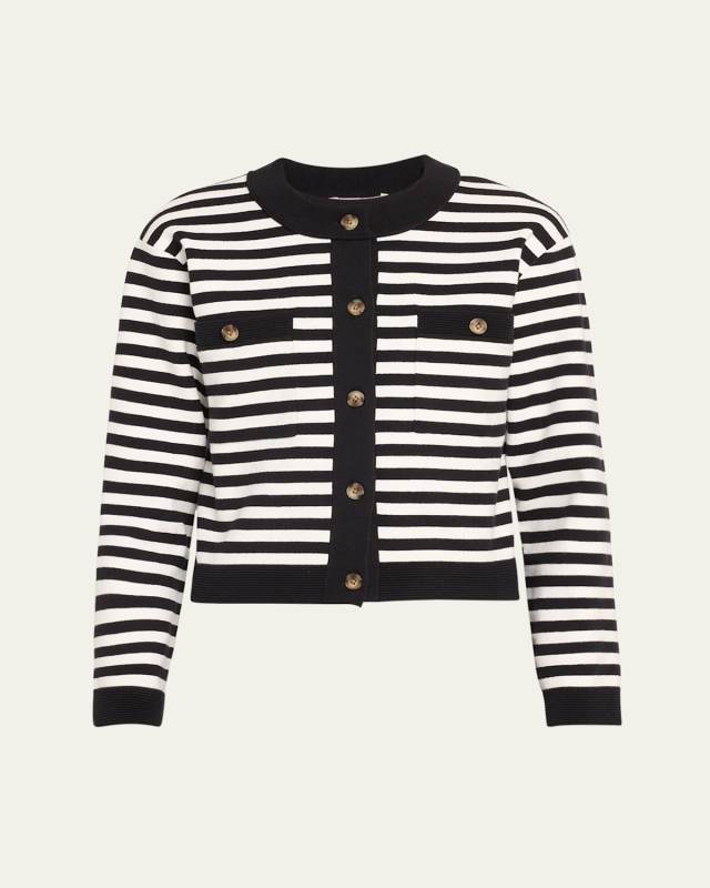 Lise Stripe Knit Jacket