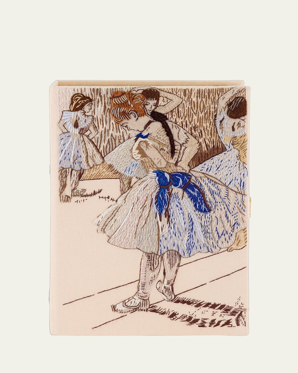 Museum Ballerina Dancer Book Clutch Bag