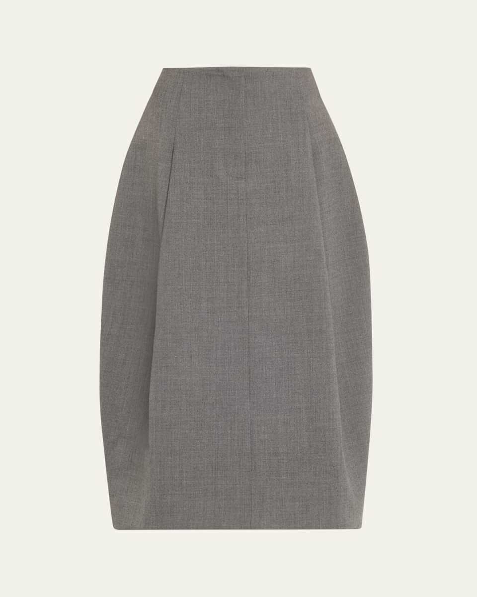 Darted Volume Skirt
