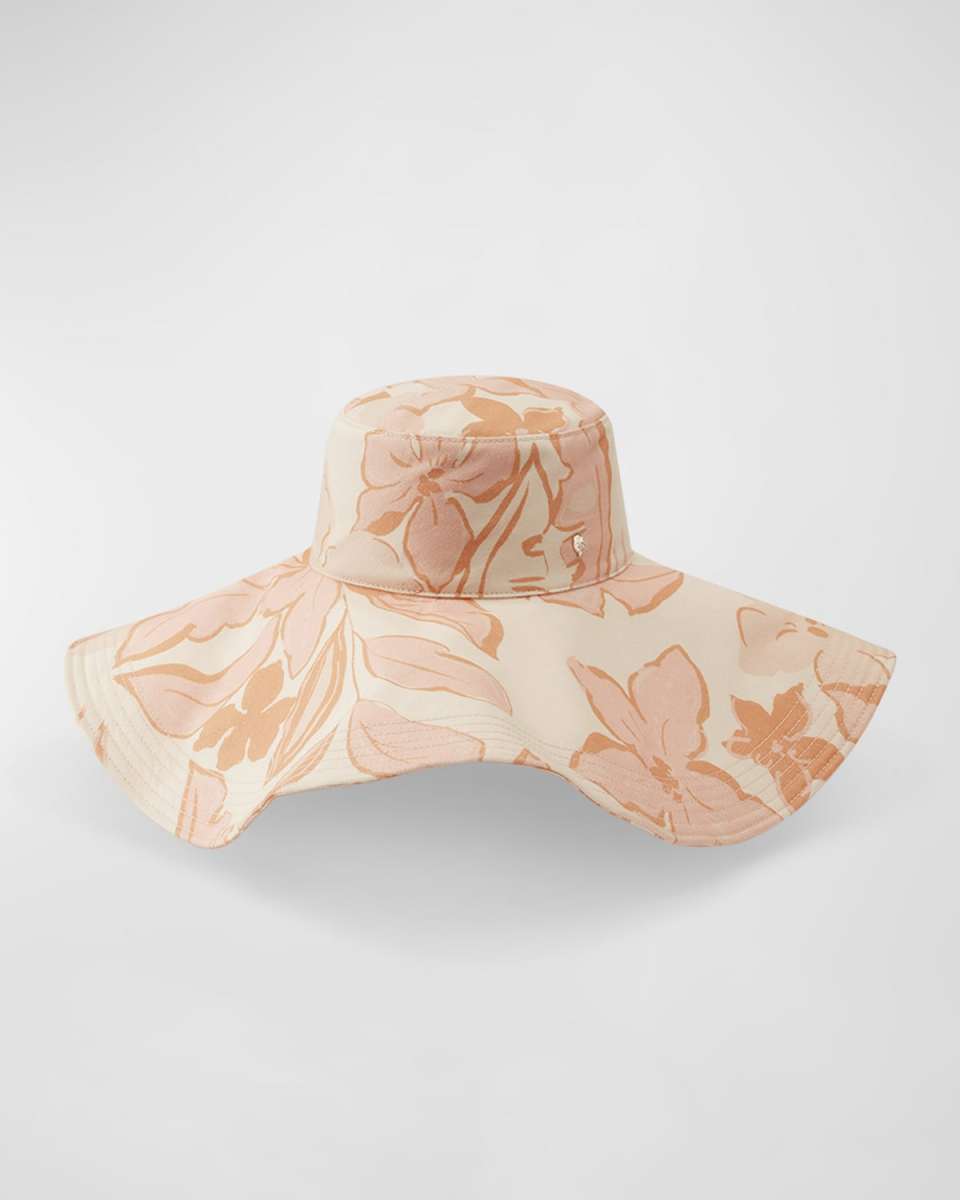 Floral Print Cotton Canvas