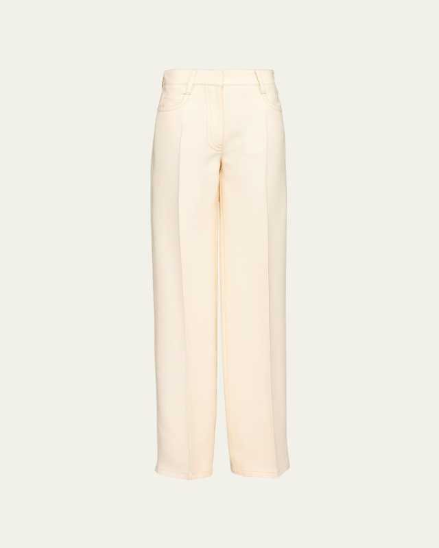 Tricotine Straight-Leg Pants