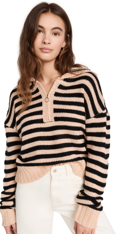 For Love & Lemons Elyse Sweater Beige