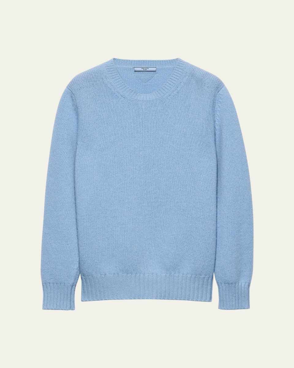 Cashmere Wool Crew-Neck Sweater
