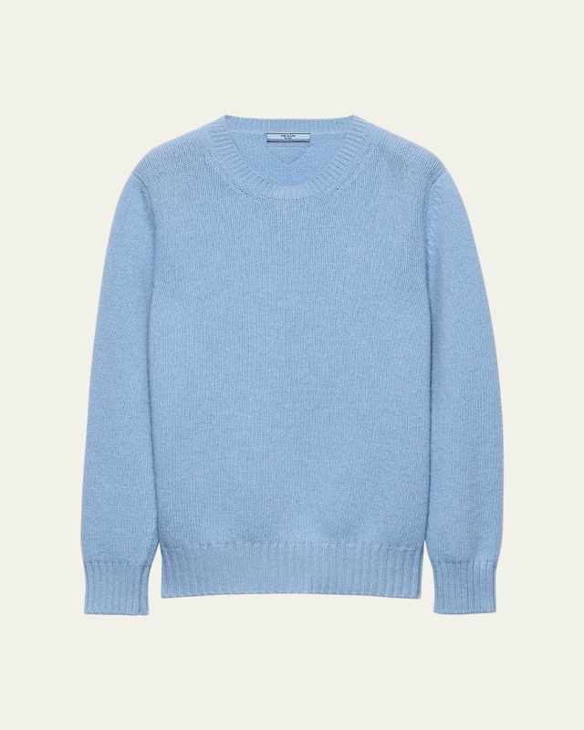 Cashmere Wool Crew-Neck Sweater