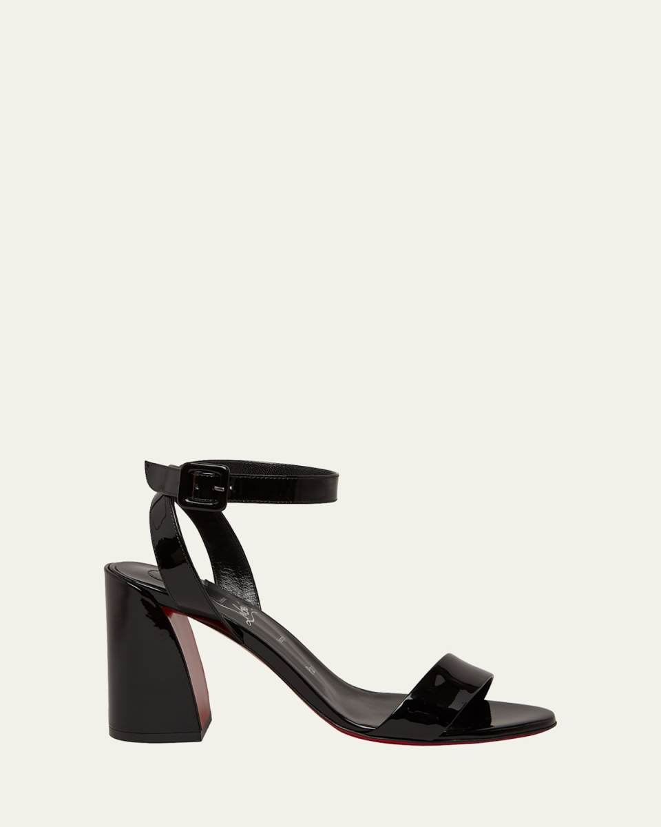 Miss Sabina Red Sole Ankle-Strap Sandals