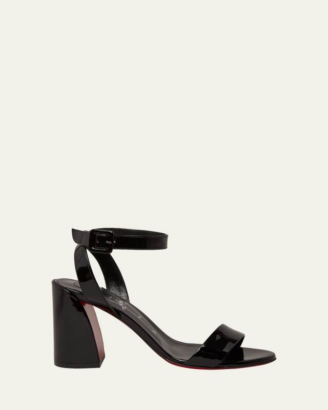 Miss Sabina Red Sole Ankle-Strap Sandals