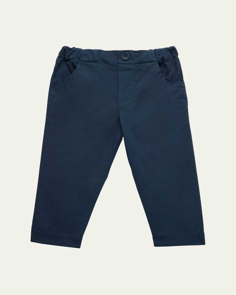 Boy's Cotton Trousers, Size 9M-10