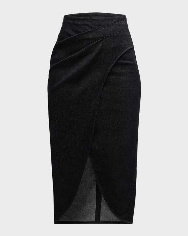 Yaiko Denim Midi Skirt