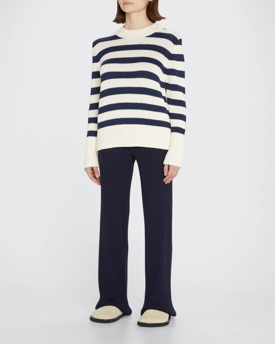 The Tatum Striped Cotton Sweat