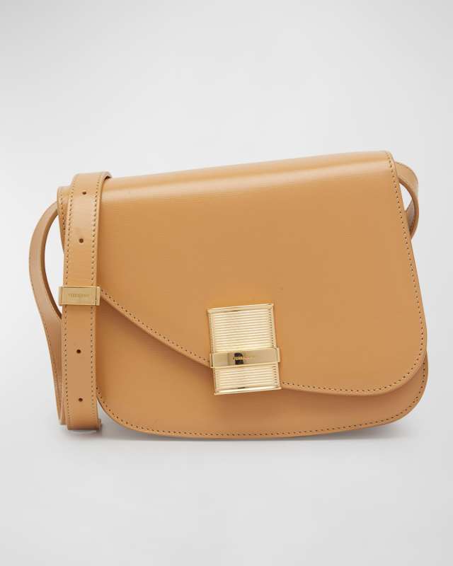 Fiamma Small Leather Crossbody Bag