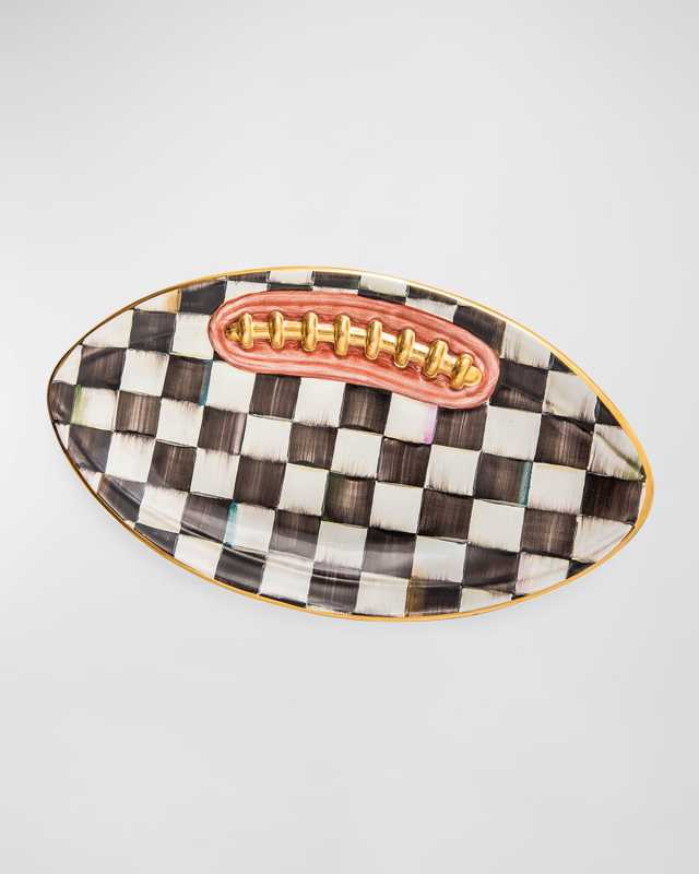 Courtly Check Football Platter