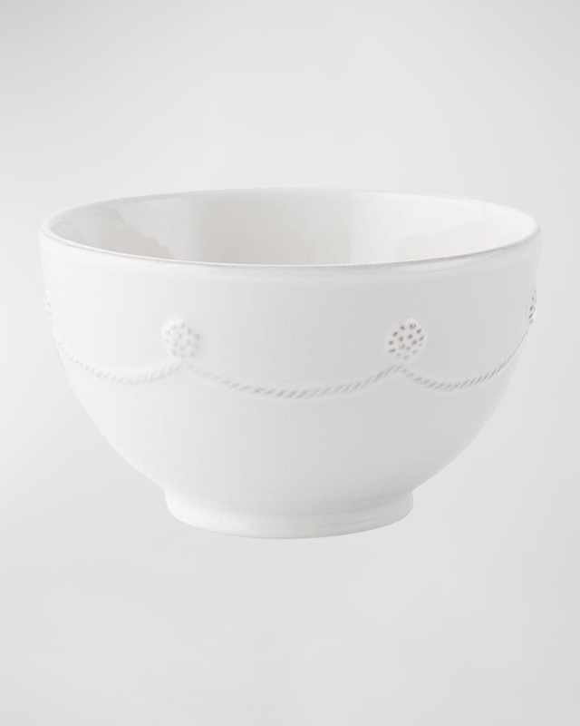 Berry & Thread Cereal/Ice Cream Bowl - Whitewash