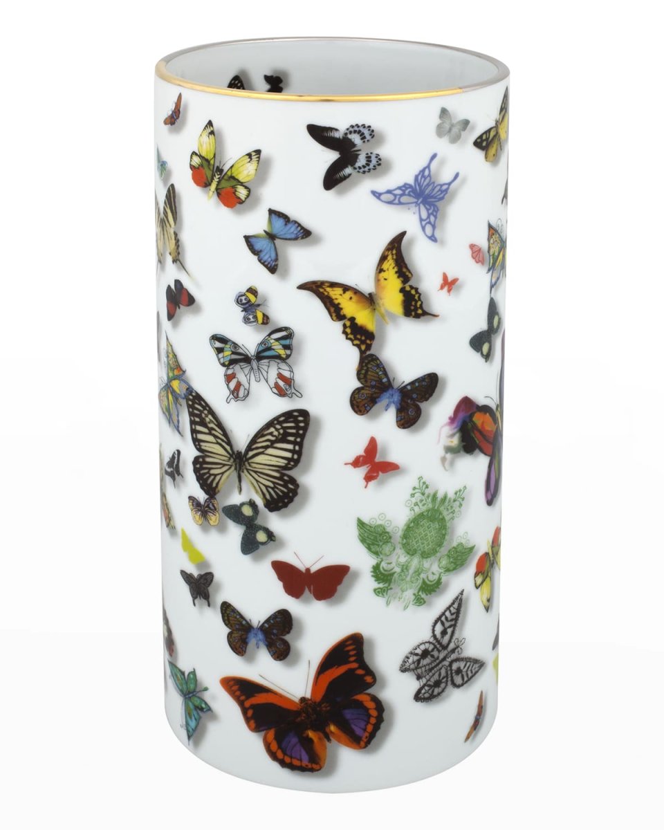 Butterfly Parade Vase