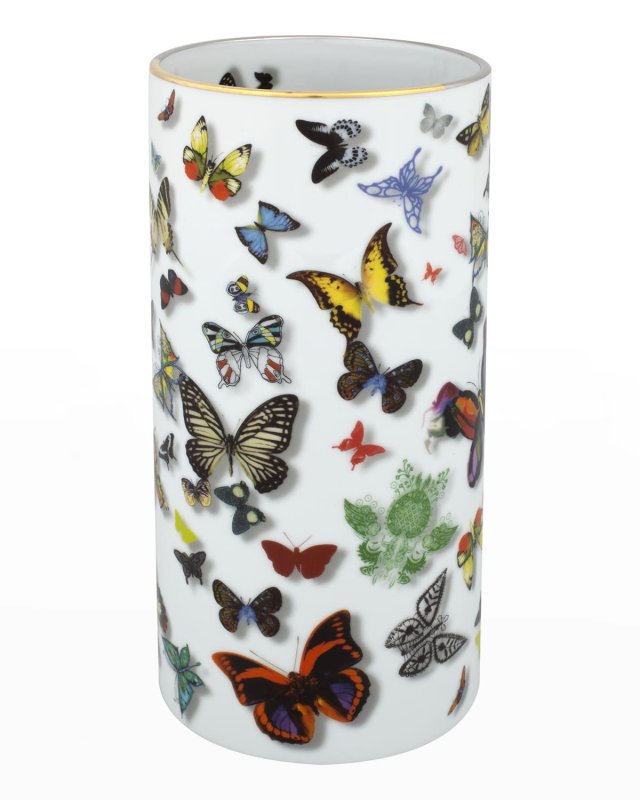 Butterfly Parade Vase