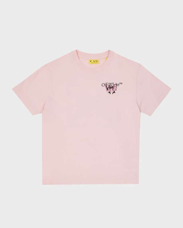Girl's Bow & Arrow Logo-Print T-Shirt, Size