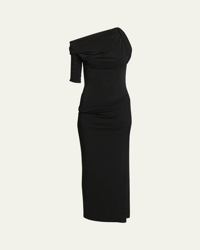 Long Draped Dress